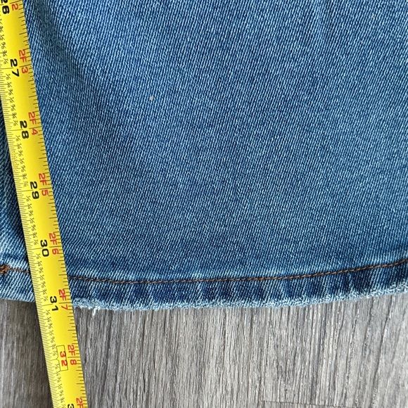 Almost Famous Blue Distressed Flare Jeans - Picture 2 of 8